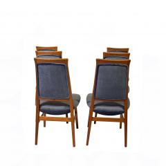 Bertil Fridhagen Six dining chairs design by Bertil Fridhagen for Bodafors 1950s - 3626137