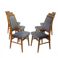 Bertil Fridhagen Six dining chairs design by Bertil Fridhagen for Bodafors 1950s - 3626140