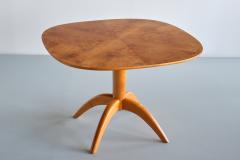 Bertil S derberg Bertil S derberg Coffee Side Table in Burl Wood Svensk Hemsl jd Sweden 1930s - 3381955