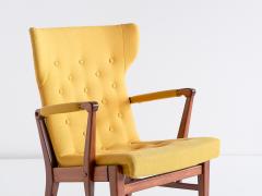 Bertil S derberg Pair of Bertil S derberg Armchairs in Mahogany for Nordiska Kompaniet 1940s - 1325025