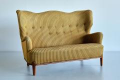 Bertil S derberg Sculptural Bertil S derberg Sofa Nordiska Kompaniet Sweden 1940s - 3335127