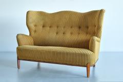 Bertil S derberg Sculptural Bertil S derberg Sofa Nordiska Kompaniet Sweden 1940s - 3335131