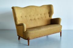 Bertil S derberg Sculptural Bertil S derberg Sofa Nordiska Kompaniet Sweden 1940s - 3335135