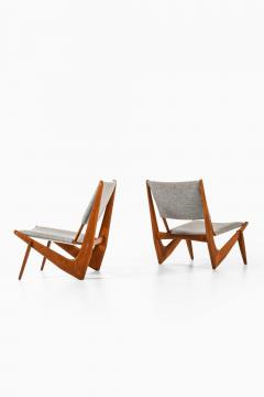 Bertil V Behrman Pair of Easy Chairs in Oak by Bertil W Behrman 1950 s - 4479128
