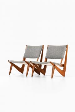 Bertil V Behrman Pair of Easy Chairs in Oak by Bertil W Behrman 1950 s - 4479132