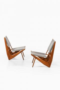 Bertil V Behrman Pair of Easy Chairs in Oak by Bertil W Behrman 1950 s - 4479135