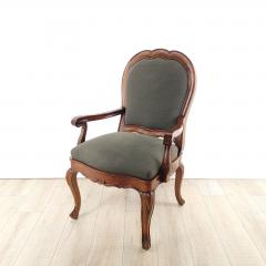 Bespoke Baroque Style Walnut Armchair circa 1990 - 3481483