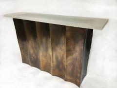 Bespoke Brass Base Rialf Flair Console Table - 4239875