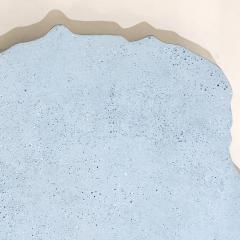 Bespoke Customizable Italian Light Blue Recycled Resin Bowl Centerpiece Wall Art - 3476744