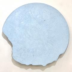 Bespoke Customizable Italian Light Blue Recycled Resin Bowl Centerpiece Wall Art - 3476745