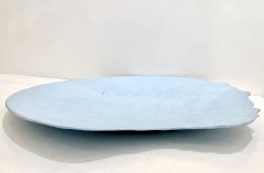 Bespoke Customizable Italian Light Blue Recycled Resin Bowl Centerpiece Wall Art - 3476747