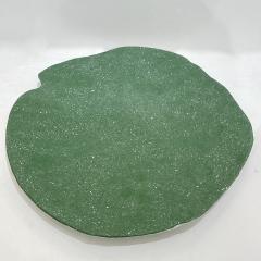 Bespoke Customizable Italian Meadow Green White Resin Bowl Centerpiece Art Wall - 3561852