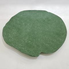 Bespoke Customizable Italian Meadow Green White Resin Bowl Centerpiece Art Wall - 3561856