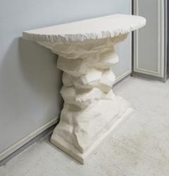 Bespoke French Plaster Brutalist Console - 4093507