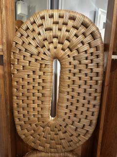 Bespoke Hand woven Oak Three Panel Screen - 4324226