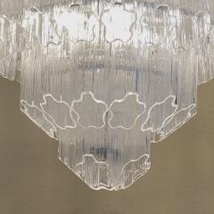 Bespoke Italian Art Deco Design Crystal Murano Glass Nickel Modern Chandelier - 2480388