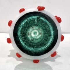 Bespoke Italian Modern Green White Murano Swirl Glass Christmas Tree Sculpture - 2847834