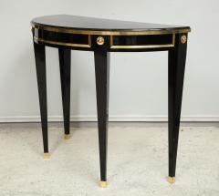 Bespoke Pair of Consoles in the Neoclassic Style with Brass Banding - 1221357