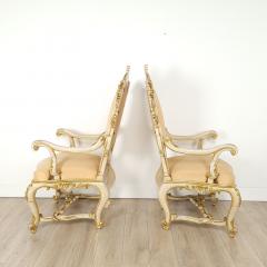 Bespoke Pair of Venetian Armchairs circa 1980 - 3556082