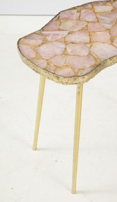 Bespoke Rose Quartz Side Table - 1576126