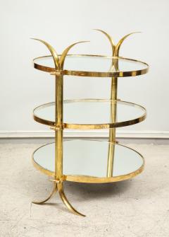 Bespoke Three Tiered Brass Tulip Table by Amir Khamneipur - 1042628