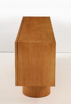 Bespoke White Oak Geometric Sideboard or Credenza Italy - 4177842