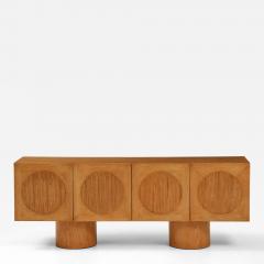 Bespoke White Oak Geometric Sideboard or Credenza Italy - 4177926
