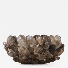 Bespoke XL Faceted Smokey Quartz Bowl - 1577099