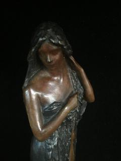 Bessie Onahotema Potter Vonnoh Bessie Potter Vonnoh Daphne Art Nouveau Statue Roman Bronze Works - 113389