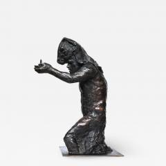 Beth Carter Theseus with candle 3 4 study on steel base 2014 - 2861925