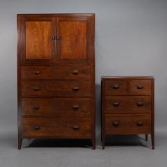Betty Joel Betty Joel Attri Arts Crafts Oak Tallboy and Matching Petite Chest of Drawers - 4191553