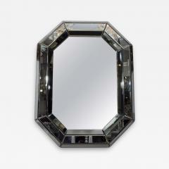 Beveled Gray Glass Octagon Mirror - 3124035