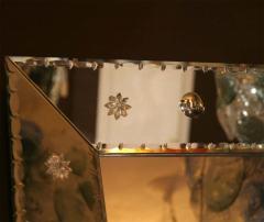Beveled Square Ponti Mirror with Pie Crust Edge - 3108372