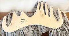 Bianca Pratorius Soft Felt Wall Sculpture Titled Folding Turns Signed 2016 - 4599462