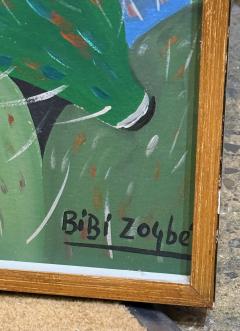 Bibi Zogb Bibi Zogb Artist Cactus Painting Original - 4134506