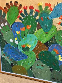 Bibi Zogb Bibi Zogb Artist Cactus Painting Original - 4134516