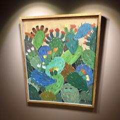 Bibi Zogb Bibi Zogb Artist Cactus Painting Original - 4134585