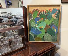 Bibi Zogb Bibi Zogb Artist Cactus Painting Original - 4134587