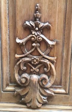 Bibliotheque Hand Carved Details in Oak - 1080976