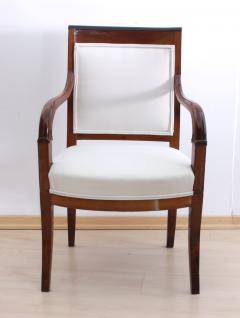 Biedermeier Armchair Cherrywood with Carvings France circa 1820 - 1325434