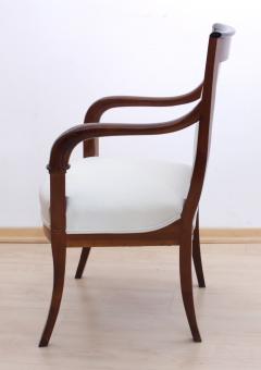 Biedermeier Armchair Cherrywood with Carvings France circa 1820 - 1325436