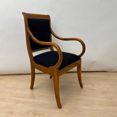 Biedermeier Armchair Walnut Black Boucle South Germany circa 1835 - 4229446