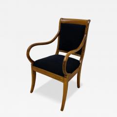 Biedermeier Armchair Walnut Black Boucle South Germany circa 1835 - 4230018