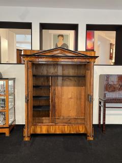 Biedermeier Armoire Walnut Veneer Central Germany circa 1810 - 3438483