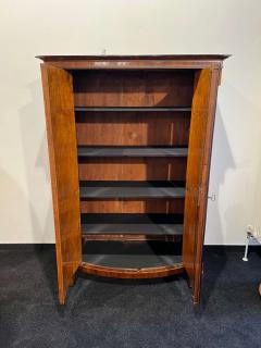 Biedermeier Armoire Walnut Veneer Full Columns Vienna Austria circa 1825 - 4269158