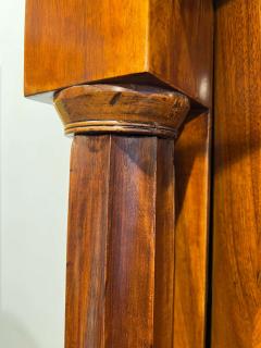 Biedermeier Armoire Walnut Veneer Full Columns Vienna Austria circa 1825 - 4269163