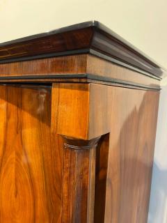 Biedermeier Armoire Walnut Veneer Full Columns Vienna Austria circa 1825 - 4269164