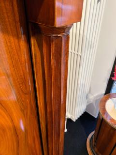 Biedermeier Armoire Walnut Veneer Full Columns Vienna Austria circa 1825 - 4269167