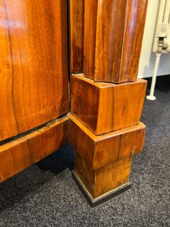 Biedermeier Armoire Walnut Veneer Full Columns Vienna Austria circa 1825 - 4269168