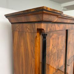Biedermeier Armoire Walnut Veneer South Germany circa 1820 - 4254833